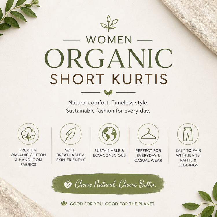 Women Organic Short Kurti