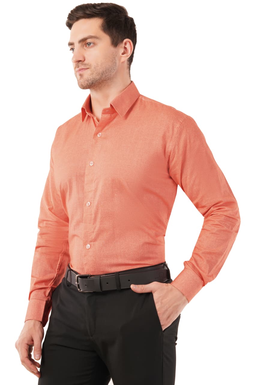 Warm Peach Men's Organic Shirt