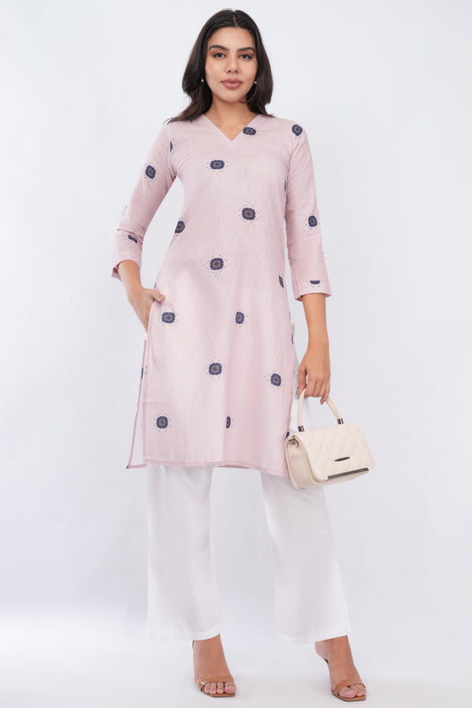 Handloom Indigo Dusk Long Kurti