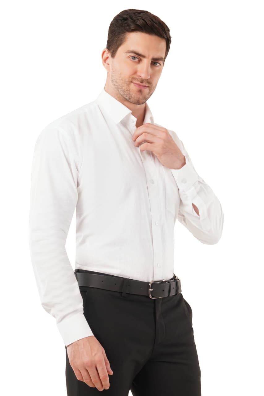 Pure White Men's Organic Shirt