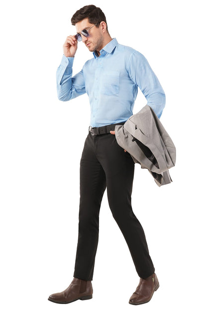 Sky Blue Men's Organic Shirts