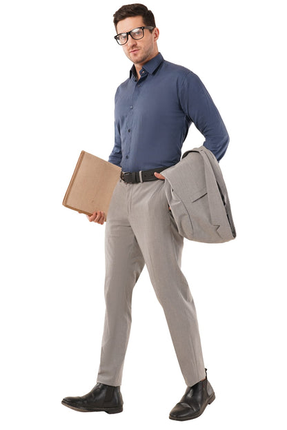 Navy Blue Mens's Organic Shirt