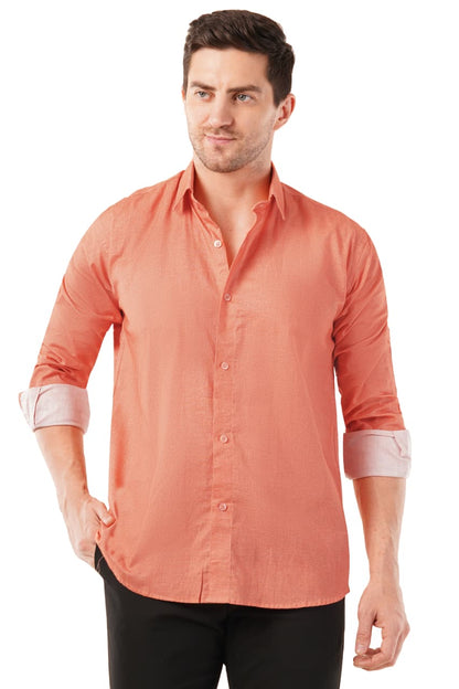 Warm Peach Men's Organic Shirt