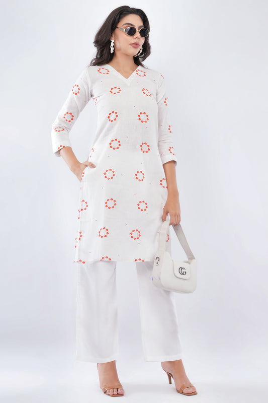 Handloom Flore Long Kurti