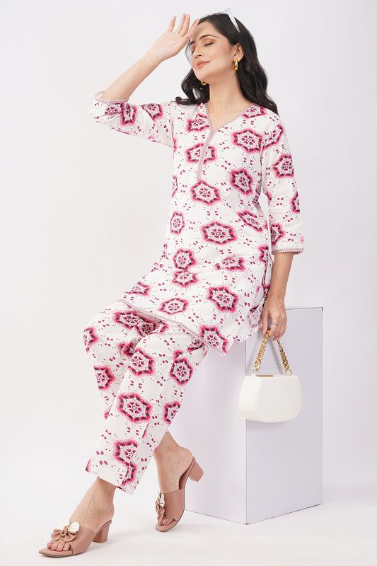 Blooming Grace Handwoven Coord Set
