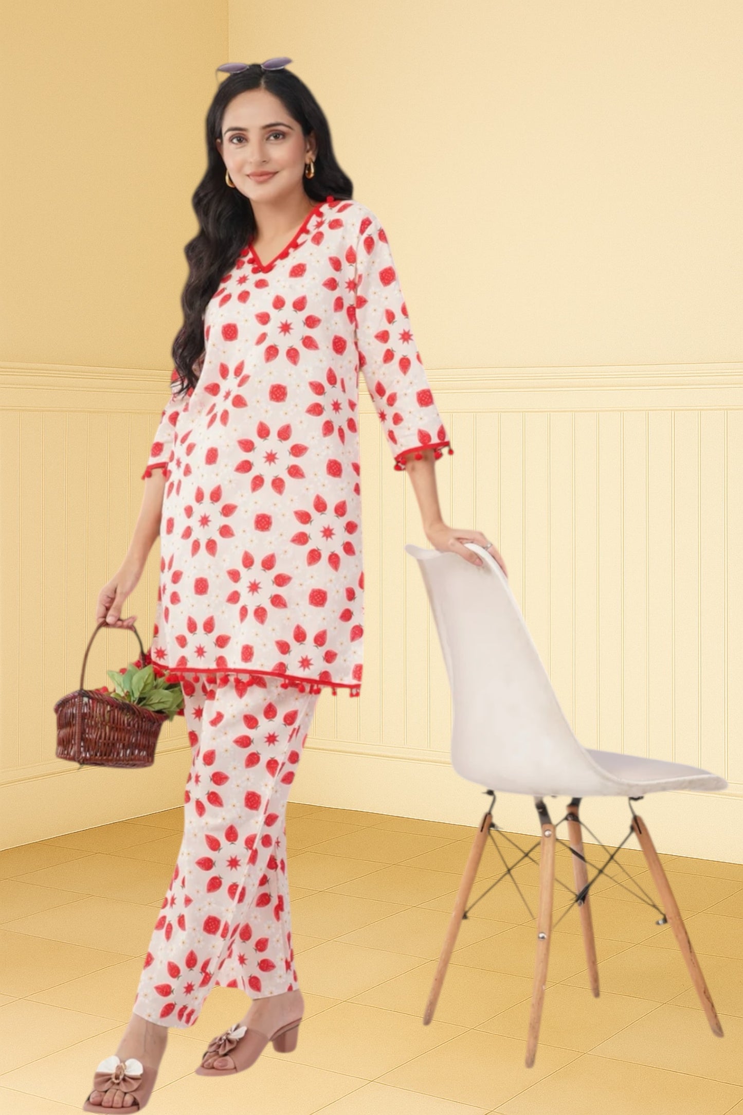 Berry Blush Handwoven Coord Set