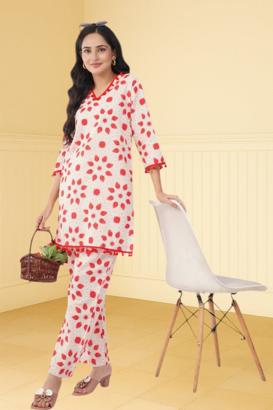 Berry Blush Handwoven Coord Set