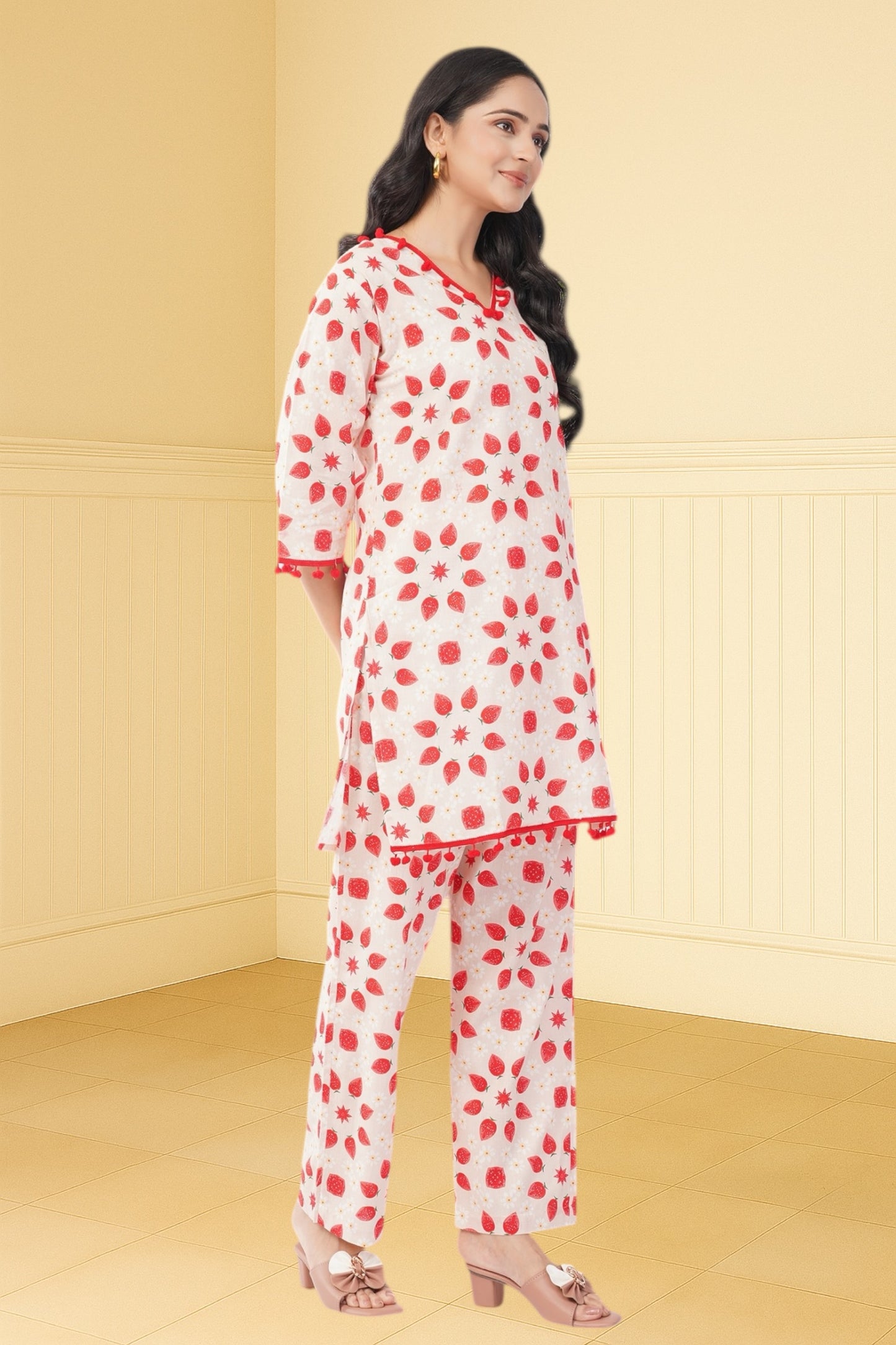 Berry Blush Handwoven Coord Set