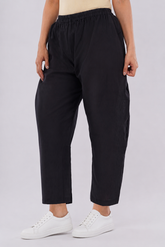 Organic Unisex Black Yoga Pant